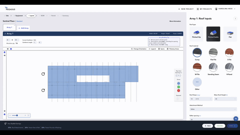 How to: Mixed Orientation Arrays in Design Tool